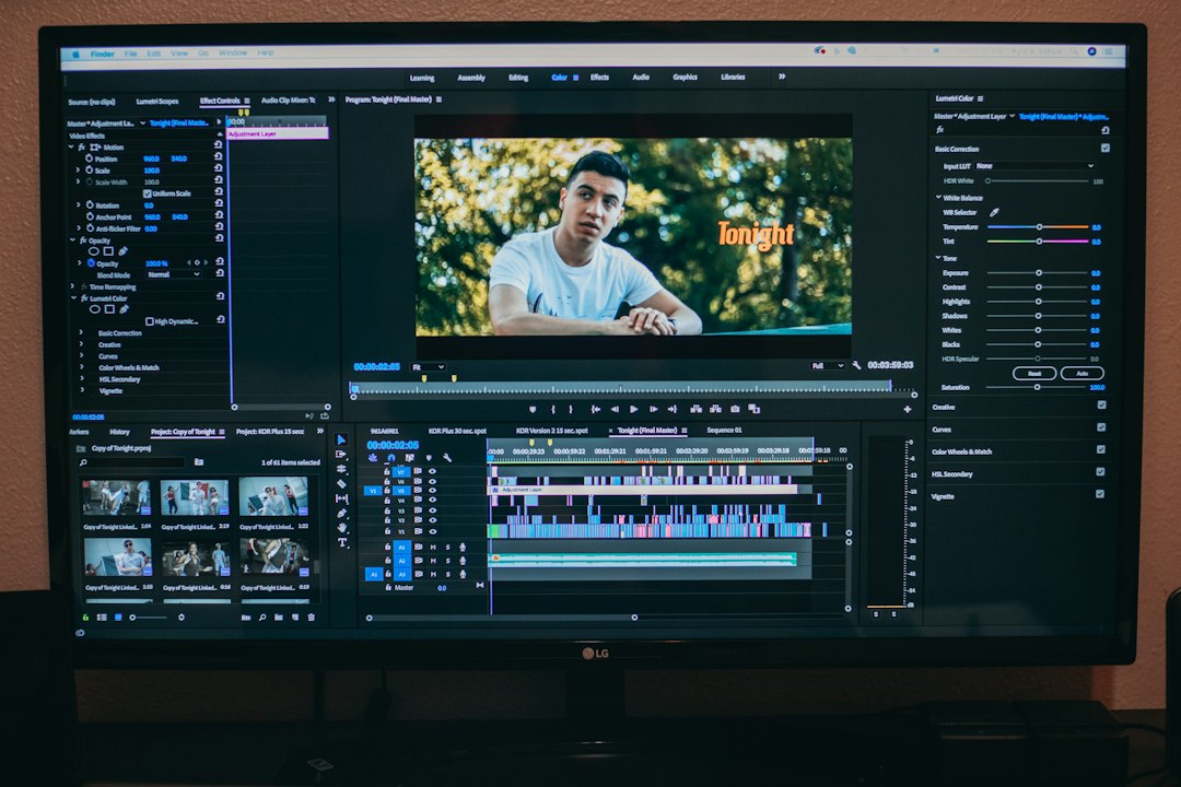 Cover illustration for video editing workflow from brief to delivery